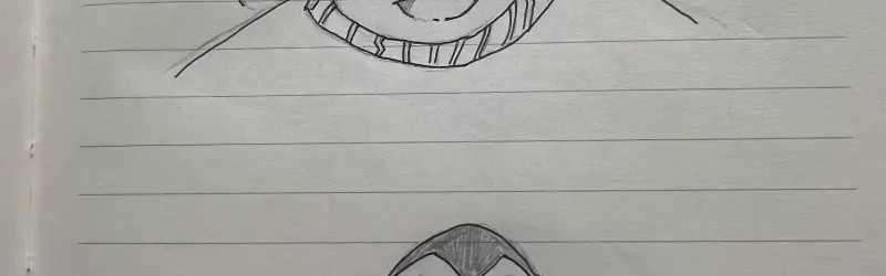 Kael社媒分享画作：放假的时候我去咖啡厅画画
